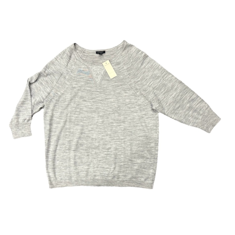 Ann Taylor NWT Silver Sequin Sweater